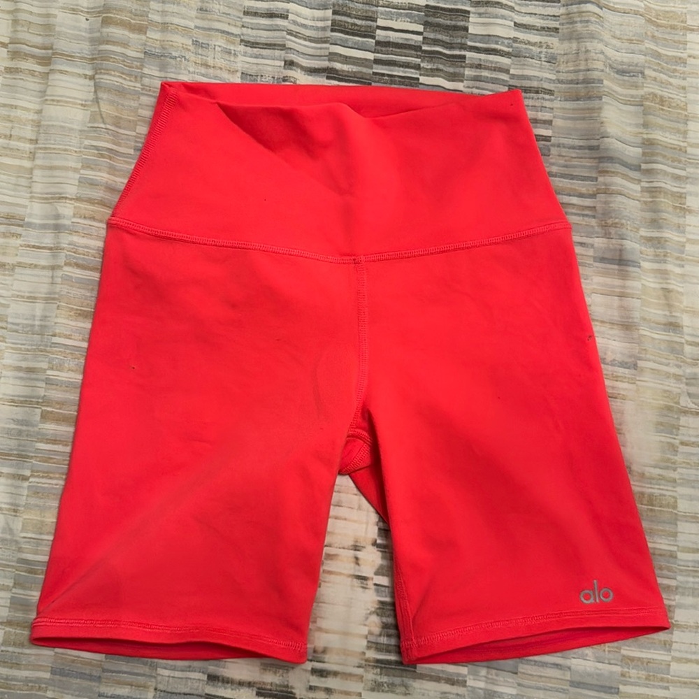 ALO Yoga Red Women's Shorts